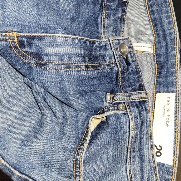 RAG AND BONE medium wash boyfriend  distressed boyfriend jeans size 6 and size 8 - Picture 10 of 15